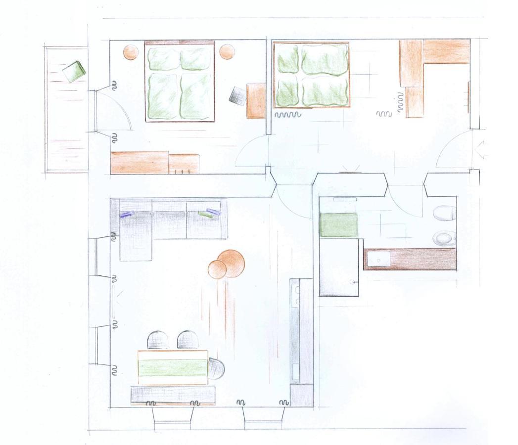 Apartmán Puenlandhof Brunico Exteriér fotografie